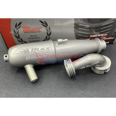 Max Power EFRA 2094 with 2299 manifold .21 On-road Black Exhaust pipe set